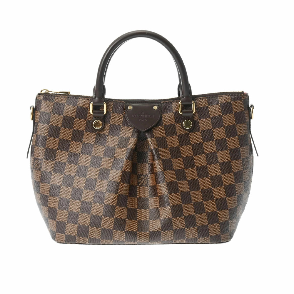 LOUIS VUITTON Damier Siena Brown Canvas Handbag